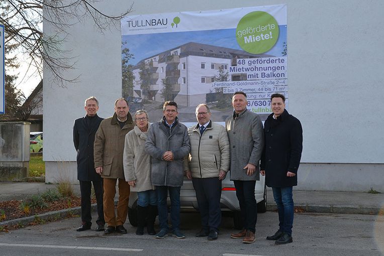 Projektbeginn: 48 neue Mietwohnungen im „Listhof“, die günstigsten in ganz Tulln